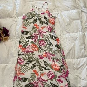 Old navy asymmetrical Dress with tropical floral